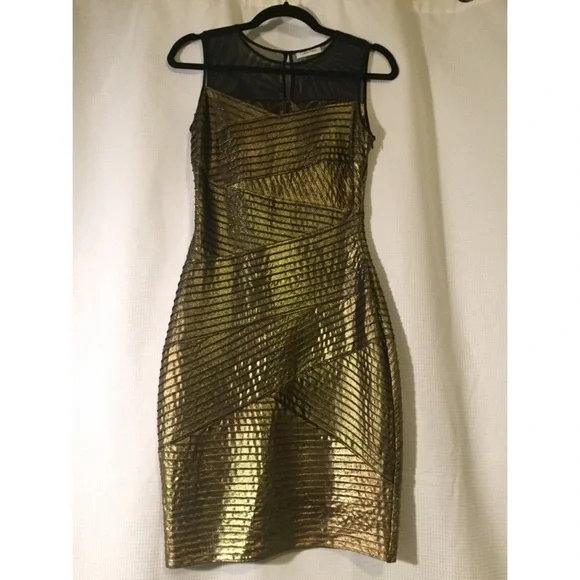 calvin klein gold dress Gold Calvin Klein Sequin Dress for Sale in Las Vegas, NV